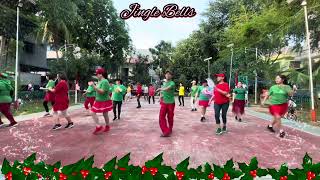 JINGLE BELLS REMIX  CHOREOGRAPHER YUKE JAWALIINA Rara’s and friends [upl. by Sybil]