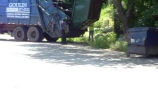 Leach Rear Loader  Garbage Truck 6 [upl. by Aihsein]