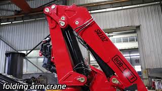 SQ10Z knuckle boom truck crane BOBLIFT [upl. by Phillada]