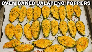 How To Make Jalapeno Poppers  baked in the oven [upl. by Ellemaj]