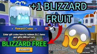 FREE BLIZZARD FRUIT CODE BLOXFRUITS OP  ROBLOX [upl. by Felicle303]