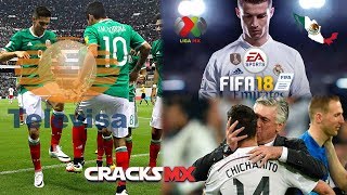 TOP 10 de MEXICANOS LIGA MX en FIFA 18  TELEVISA se queda con el TRI  ¿Reencuentro CHANCELOTTI [upl. by Akceber]