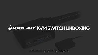 IOGEAR KVM Switch Unboxing GCS22U [upl. by Rouvin]