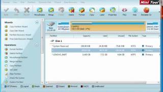 HOW TO PARTITION HARD DISK DRIVE BY THE USE OF MINI TOOL PARTITION FREE APPLICATION [upl. by Akinej321]