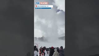 Colorado Snownado Stuns Crowd At Breckenridge Ski Resort [upl. by Evelinn]