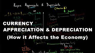 Currency Appreciation amp Depreciation  How it Affects the Economy  Economics [upl. by Kile]