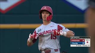 5 Arkansas vs 1 Florida 2018 CWS Semifinal [upl. by Demp]