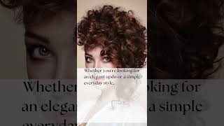 Elegant and Simple Short Curly Haircuts for Effortless Style [upl. by Eznyl620]