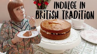 Indulge in British Tradition THE CLASSIC VICTORIA SPONGE CAKE [upl. by Enyala]