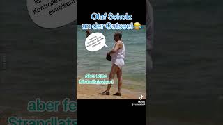 Olaf Scholz im Badeurlaub😂 funny memes trending comedy viralvideo lustig ytshorts [upl. by Plato]