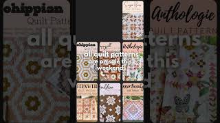 All quilt patterns are on sale [upl. by Giesecke]