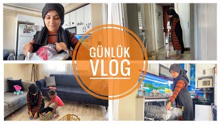 GUNLUK VLOG  TEMIZLIK  KARGO ACILIMI  SOK ALISVERIS ✅ [upl. by Henrieta]