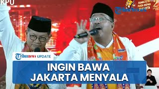 Tutup Debat Pilkada dengan Pantun Pramono AnungRano Karno Janji Bawa Jakarta Menyala [upl. by Brom]