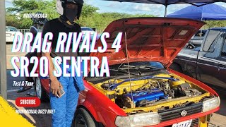 SR20 SWAP SENTRA DRAG RIVALS 4 VERNAMFIELD TEST amp TUNEPART 1 OF THE JOURNEY 16 sec Class [upl. by Tandy87]