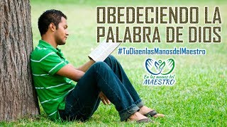 Reflexiones Cristianas Cortas  Obedeciendo la Palabra de Dios  TuDiaenlasManosdelMaestro [upl. by Dragone513]