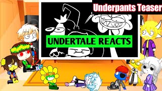 Undertale reacts to Underpants  Normal Ending SPOILERS Read DISCRIPTION [upl. by Keith]