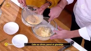 Coup dfood  Cake au citron pavot et gianduja [upl. by Saduj]