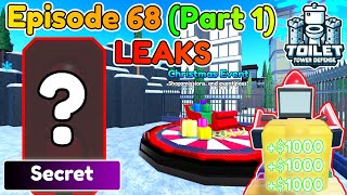 EP 68 Part 1 Update Leaks Toilet Tower Defense [upl. by Cohberg]