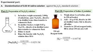 212 Exp 7 Iodimetric titration Vitamin C [upl. by Eduino]