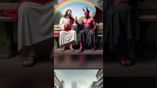 Jesus vs Santa The Christmas Showdown jesus devil 😈 god [upl. by Editha775]