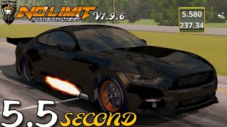 Mustang 2020 55 Second Tune 14 Mile Passes No Limit Drag Racing 2 Complete System tuning [upl. by Clerk288]