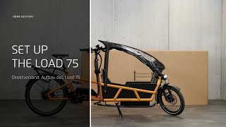 Home delivery How to unbox the Load 75 [upl. by Akirej]