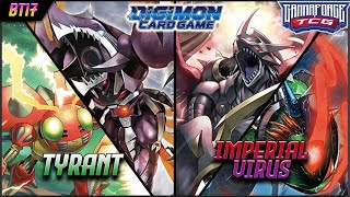 TyrantKabuterymon š© vs Imperialdramon Virus ššŖ  BT17  Digimon TCG [upl. by Frederico]