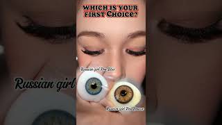 MISLENS Which is your first choice ✨makeup mislens contactlenses eyelashhack softglam fyp [upl. by Aihsenot51]