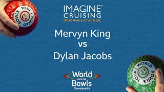 World Indoor Bowls Championship 2024 Mervyn King vs Dylan Jacobs  Day 7 Match 2 [upl. by Otnicaj890]