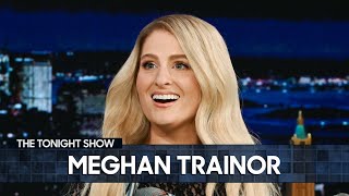 Meghan Trainor Didnt Know She Was Pregnant During Her Last Tonight Show Appearance [upl. by Elaina]