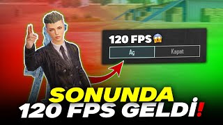 HERKESİN BEKLEDİĞİ 120 FPS SONUNDA GELDİ 45 FPSLER 60 MI OLUYOR😳 PUBG Mobile [upl. by Lonnard]