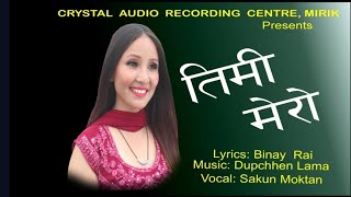 TIMI MERO  Lyrics Binay Rai Music Dupchhen Lama Vocal Sakun Moktan [upl. by Arela]