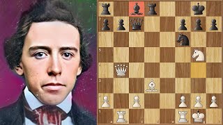 Activity Above All Mr Anderssen  Morphy vs Anderssen 1858  GAME 7 [upl. by Brion]