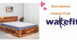 Wake fit orthopedic memory foam mattresses Best mattress on Amazon [upl. by Broddy]