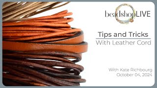 Free Tip Friday Tips and Tricks with Leather with Kate [upl. by Aerdnuahs]