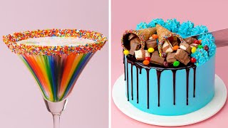 How to Create Stunning Colorful Cakes  Rainbow Cake Decorating Ideas to Impress Your Guests [upl. by Bremble436]