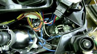 Audi Allroad Halo headlight leveling motor installation [upl. by Katt]