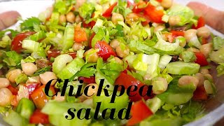 CHICKPEA SALAD WITH LEMON DRESSING  ZIZZI GREEN [upl. by Ennaear]