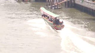 Bangkok Thonburi Canal by Longtail boat [upl. by Dnesnwot124]