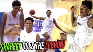 Shareef ONeal Does The LEBRON DUNK STATE PLAYOFFS ROUND 2 Crossroads VS La Jolla Country Day [upl. by Anida]