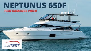 Neptunus 650F 2023 Performance Video by BoatTEST [upl. by Molini]