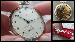 Omega Taschenuhr um 1920 braucht kein Mensch mehr oder doch [upl. by Enyalaj]