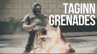 Tactical Game Innovation TAGINN Projectile Airsoft Grenades  AirSplat On Demand [upl. by Grannie]