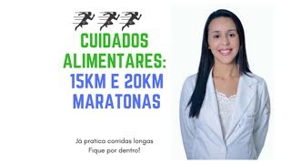 Alimentação para maratona e meia maratona Como se preparar para provas [upl. by Mihsah]