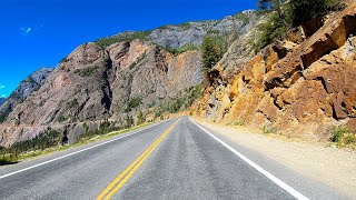 Million Dollar Highway Scenic Drive 4K  Silverton to Ouray amp Montrose Colorado  San Juan Skyway [upl. by Anitsej]