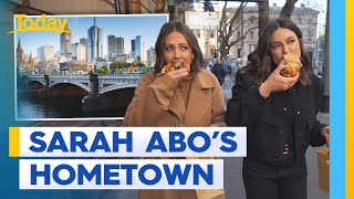 Sarah Abo shows viewers her hometown  Today Show Australia [upl. by Amitaf]