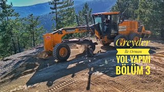 Greyder ile Orman Yol Yapmı Bölüm 3Forest Road Construction with Grader Part 3 keşfet johndeere [upl. by Lotsyrc445]