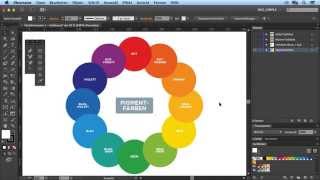Vektorgrafiken zeichnen Tutorial Farbdimension Eins  Farbton video2braincom [upl. by Htebazil]