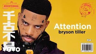 Bryson Tiller  Attention Visualizer [upl. by Aicirtam]