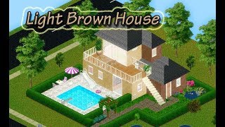 The Sims 1 Speed Build 5Light Brown House [upl. by Auhesoj]